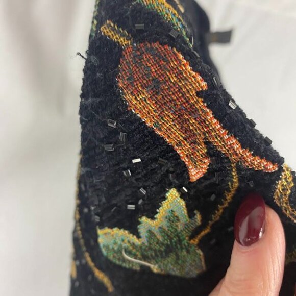 Alex Kim 90's Patchwork Wearable Art Multicolor Blazer Women's Large. - Picture 9 of 11